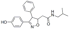 866604-82-2,5-Isoxazoleacetamide,  4,5-dihydro-3-(4-hydroxyphenyl)-N-(2-methylpropyl)-4-phenyl-