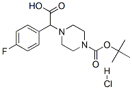868151-70-6,4-[CARBOXY-(4-FLUORO-PHENYL)-METHYL]-PIPERAZINE-1-CARBOXYLIC ACID TERT-BUTYL ESTER HYDROCHLORIDE