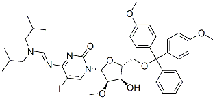 869355-36-2,N4-DIISOBUTYLAMINOMETHYLIDENE-5'-O-(DIMETHOXYTRITYL)-5-IODO-2'-O-METHYLCYTIDINE