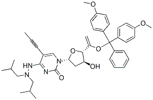 869355-42-0,5'-O-(DIMETHOXYTRITYL)-N4-(DIISOBUTYLAMINO)METHYLIDENE-5-(1-PROPYNYL)-2'-DEOXYCYTIDINE