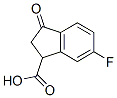 869722-94-1,2,3-DIHYDRO-6-FLUORO-3-OXO-1H-INDENE-1-CARBOXYLIC ACID