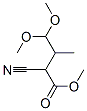 87061-92-5,Butanoic acid, 2-cyano-4,4-dimethoxy-3-methyl-, methyl ester (9CI)