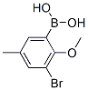870717-99-0,3-BROMO-5-METHYL-2-METHOXYPHENYLBORONIC&