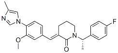 870843-42-8,(E)-1-[(1S)-1-(4-Fluorophenyl)ethyl]-3-[3-methoxy-4-(4-methyl-1H-imidazol-1-yl)benzylidene]piperidin-2-one