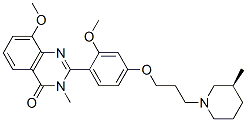 870996-60-4,4(3H)-Quinazolinone,  8-methoxy-2-[2-methoxy-4-[3-[(3S)-3-methyl-1-piperidinyl]propoxy]phenyl]-3-methyl-