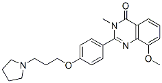 870997-30-1,4(3H)-Quinazolinone,  8-methoxy-3-methyl-2-[4-[3-(1-pyrrolidinyl)propoxy]phenyl]-