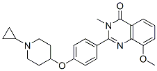 870997-45-8,4(3H)-Quinazolinone,  2-[4-[(1-cyclopropyl-4-piperidinyl)oxy]phenyl]-8-methoxy-3-methyl-