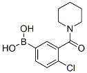 871332-70-6,4-CHLORO-3-(PIPERIDINE-1-CARBONYL)PHENYLBORONIC ACID