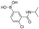 871332-74-0,4-CHLORO-3-(ISOPROPYLCARBAMOYL)PHENYLBORONIC ACID