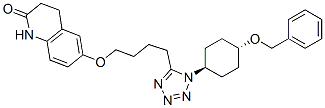 87152-97-4,trans-3,4-Dihydro-6-[4-[1-[4-(phenylmethoxy)cyclohexyl]-1H-tetrazol-5-yl]butoxy]-2(1H)-quinolinone