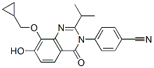 871814-26-5,Benzonitrile,  4-[8-(cyclopropylmethoxy)-7-hydroxy-2-(1-methylethyl)-4-oxo-3(4H)-quinazolinyl]-