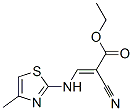 871926-00-0,2-CYANO-3-(4-METHYL-THIAZOL-2-YLAMINO)-ACRYLIC ACID ETHYL ESTER