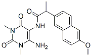 872051-98-4,2-Naphthaleneacetamide,  N-(6-amino-1,2,3,4-tetrahydro-1,3-dimethyl-2,4-dioxo-5-pyrimidinyl)-6-methoxy--alpha--methyl-