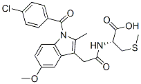 87270-38-0,(2R)-2-[[2-[1-(4-chlorobenzoyl)-5-methoxy-2-methyl-indol-3-yl]acetyl]a mino]-3-methylsulfanyl-propanoic acid