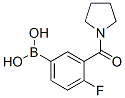 874219-31-5,4-FLUORO-3-(PYRROLIDIN-1-YLCARBONYL)BENZENEBORONIC ACID