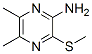 87444-27-7,Pyrazinamine, 5,6-dimethyl-3-(methylthio)- (9CI)