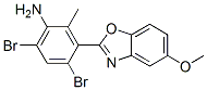 875000-01-4,4,6-DIBROMO-3-(5-METHOXY-1,3-BENZOXAZOL-2-YL)-2-METHYLANILINE