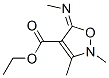 87529-27-9,4-Isoxazolecarboxylicacid,2,5-dihydro-2,3-dimethyl-5-(methylimino)-,ethyl