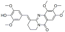 876303-89-8,11H-Pyrido[2,1-b]quinazolin-11-one,  6,7,8,9-tetrahydro-6-[(4-hydroxy-3,5-dimethoxyphenyl)methylene]-2,3,4-trimethoxy-,  (6E)-