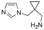 877204-21-2,C-(1-IMIDAZOL-1-YLMETHYL-CYCLOPROPYL)-METHYLAMINE