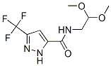 877402-80-7,3-(TRIFLUOROMETHYL)-N-(2,2-DIMETHOXYETHYL)-1H-PYRAZOLE-5-CARBOXAMIDE