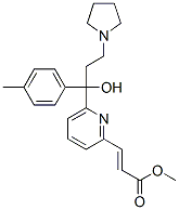87849-05-6,methyl (E)-3-[6-[1-hydroxy-1-(4-methylphenyl)-3-(1-pyrrolidinyl)propyl]-2-pyridyl]acrylate