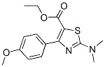 87944-09-0,2-(DIMETHYLAMINO)-4-(4-METHOXYPHENYL)-5-THIAZOLECARBOXYLIC ACID ETHYL ESTER