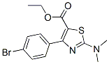 87944-10-3,4-(4-BROMOPHENYL)-2-(DIMETHYLAMINO)-5-THIAZOLECARBOXYLIC ACID ETHYL ESTER