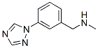 879896-43-2,N-METHYL-N-[3-(1H-1,2,4-TRIAZOL-1-YL)BENZYL]AMINE