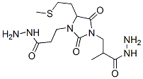 88122-31-0,.alpha1-methyl-4-[2-(methylthio)ethyl]-2,5-dioxoimidazolidine-1,3-di(propionohydrazide)