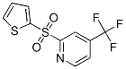 882292-13-9,PYRIDINE, 2-(2-THIENYLSULFONYL)-4-(TRIFLUOROMETHYL)-