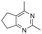 88268-24-0,5H-Cyclopentapyrimidine, 6,7-dihydro-2,4-dimethyl- (9CI)