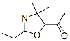88309-38-0,Ethanone, 1-(2-ethyl-4,5-dihydro-4,4-dimethyl-5-oxazolyl)- (9CI)