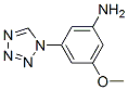883291-48-3,BENZENAMINE, 3-METHOXY-5-(1H-TETRAZOL-1-YL)-