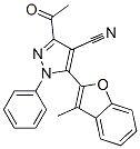 883554-83-4,1H-Pyrazole-4-carbonitrile,  3-acetyl-5-(3-methyl-2-benzofuranyl)-1-phenyl-