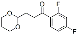 884504-25-0,2',4'-DIFLUORO-3-(1,3-DIOXAN-2-YL)PROPIOPHENONE