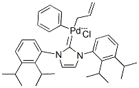 884879-23-6,PHENYLALLYLCHLORO-[1,3-BIS(DIISOPROPYLPHENYL)IMIDAZOLE-2-YLIDENE]PALLADIUM(II)