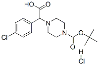 885273-01-8,4-[CARBOXY-(4-CHLORO-PHENYL)-METHYL]-PIPERAZINE-1-CARBOXYLIC ACID TERT-BUTYL ESTER HYDROCHLORIDE