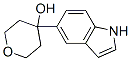 885273-22-3,4-(1H-INDOL-5-YL)-TETRAHYDRO-PYRAN-4-OL