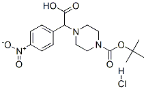 885274-20-4,4-[CARBOXY-(4-NITRO-PHENYL)-METHYL]-PIPERAZINE-1-CARBOXYLIC ACID TERT-BUTYL ESTER HYDROCHLORIDE