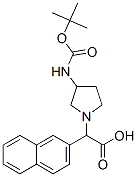 885275-87-6,(3-BOC-AMINO-PYRROLIDIN-1-YL)-NAPHTHALEN-2-YL-ACETIC ACID