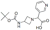 885275-93-4,(3-BOC-AMINO-AZETIDIN-1-YL)-PYRIDIN-3-YL-ACETIC ACID