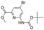 885326-87-4,4-BROMO-6-[(TERT-BUTOXYCARBONYL)AMINO]PYRIDINE-2-CARBOXYLIC ACID METHYL ESTER