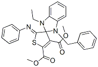 885722-19-0,(Z)-DIMETHYL 1-BENZYL-3-ETHYL-2'-(PHENYLIMINO)-1,3-DIHYDRO-2'H-SPIRO[BENZO[D]IMIDAZOLE-2,3'-THIOPHENE]-4',5'-DICARBOXYLATE
