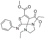 885722-22-5,(Z)-(DIMETHYL 1,4-DIETHYL-6-PHENYLIMINO)-7-THIA-1,4-DIAZASPIRO[4.4]NON-8-ENE-8,9-DICARBOXYLATE