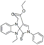 885722-29-2,ETHYL 1,3-DIETHYL-1'-PHENYL-2'-THIOXO-1,1',2',3-TETRAHYDROSPIRO[BENZO[D]IMIDAZOLE-2,3'-PYRROLE]-4'-CARBOXYLATE