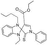 885722-33-8,ETHYL 1-BUTYL-3-ETHYL-1'-PHENYL-2'-THIOXO-1,1',2',3-TETRAHYDROSPIRO[BENZO[D]IMIDAZOLE-2,3'-PYRROLE]-4'-CARBOXYLATE