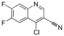 886362-75-0,4-CHLORO-6,7-DIFLUORO-QUINOLINE-3-CARBONITRILE