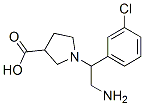 886363-92-4,1-[2-AMINO-1-(3-CHLORO-PHENYL)-ETHYL]-PYRROLIDINE-3-CARBOXYLIC ACID
