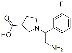 886363-93-5,1-[2-AMINO-1-(3-FLUORO-PHENYL)-ETHYL]-PYRROLIDINE-3-CARBOXYLIC ACID